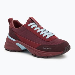 Dámské boty Calvin Klein YW0YW01995 Hike Runner Casual Ny-Su AOP WN burgundy