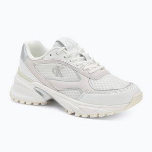 Dámské boty Calvin Klein YW0YW02009 Hike Runner Mesh Mix MET MG bright white/silver
