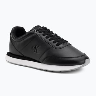 Dámské boty Calvin Klein YW0YW01942 Retro Runner Lace Up Leather MG black/formal gray