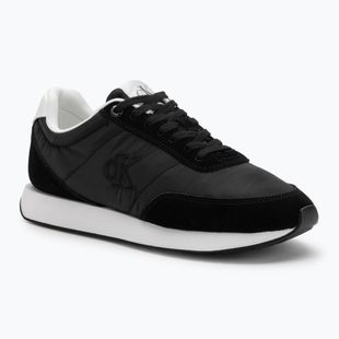 Dámské boty Calvin Klein YW0YW01990 Retro Runner Lace Up Nylon MG black/bright white