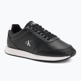 Pánské boty Calvin Klein YM0YM01355 Retro Runner Essential Leather black/bright white
