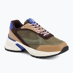 Pánské boty Calvin Klein YM0YM01379 Hike Runner Mesh MIX cumin/burnt out/khaki/purple blue