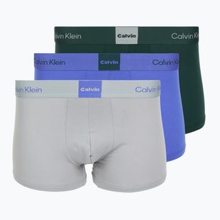 Boxerky Calvin Klein LV00NB4476 Trunk 3 páry greatest grey/ponderosa pine/iridescent