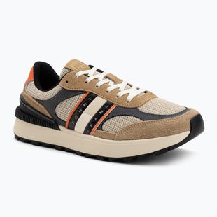 Pánské boty Tommy Jeans TJM Technical Runner Ess dark dune