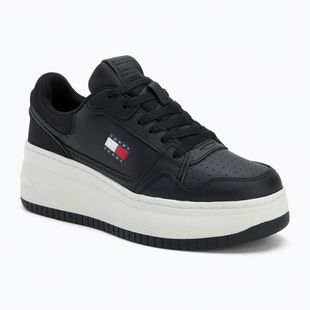 Dámské boty Tommy Jeans Retro Basket Flatform black