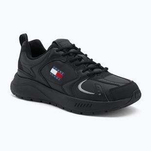 Pánské boty Tommy Jeans Runner Leather black