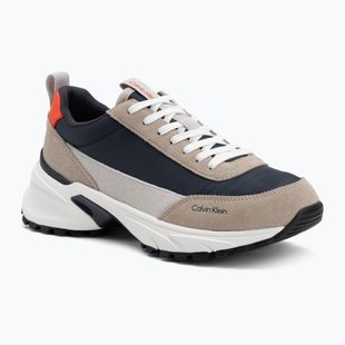Pánské boty Calvin Klein YM0YM01459 Hike Runner Casual desert taupe/navy/tomato cherry