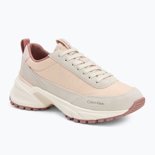 Dámské boty Calvin Klein YW0YW02075 Hike Runner Mg Nylon Mix whisper pink/dark ecru/dusty rose