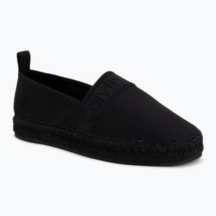 Dámské espadrilky Calvin Klein HW0HW02934 Oblique Webbing Triple Black