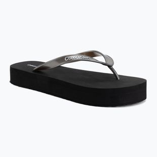 Dámské žabky Calvin Klein HW0HW03120 Flatform triple black