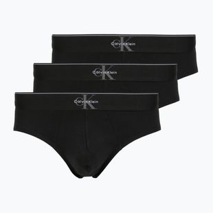Pánské slipy Calvin Klein LV00NB4471 Hip Brief 3 pairs black