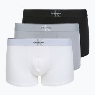 Pánské boxerky Calvin Klein LV00NB4472 Trunk 3 pairs black/misty grey/white
