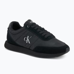 Pánské boty Calvin Klein YM0YM01361 Retro Runner Essential MIX MAT triple black