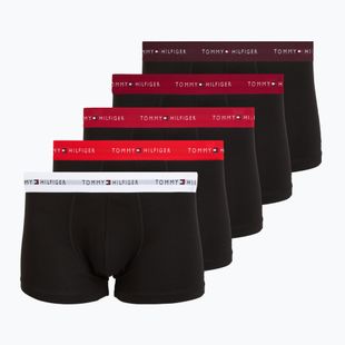 Pánské boxerky Tommy Hilfiger Trunk WB 5 pairs rs ju/fr rd/md mr/white/dp brg