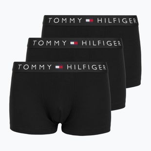 Boxerky Tommy Hilfiger Rib Trunk 3 pairs black/black/black