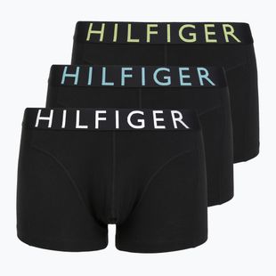 Boxerky Tommy Hilfiger Trunk WB 3 pairs lemon curd/arctic aqua/black
