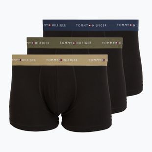 Pánské boxerky Tommy Hilfiger Trunk WB 3 pairs army green/wdg blue/ptch blue