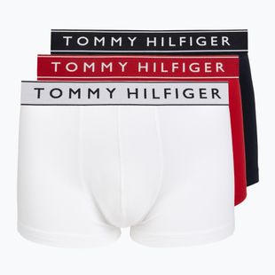 Pánské boxerky Tommy Hilfiger Trunk Dtm white/medium red/navy blue