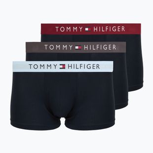Pánské boxerky Tommy Hilfiger Trunk WB 3 pairs dark ash/brzy blue/rouge