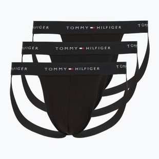 Pánské slipy Tommy Hilfiger Cotton Jockst 3 pack black/black/black