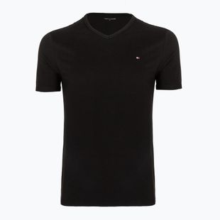 Pánské tričko na lezení Tommy Hilfiger Cotton V-Neck black/black/black
