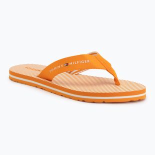 Dámské žabky Tommy Hilfiger Ithaca Stripe Summer orange hype