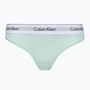 Dámské tanga Calvin Klein LV00QF8518 Thong feel the mint