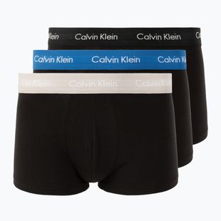 Boxerky Calvin Klein 0000U2664G Low Rise Trunk 3 pairs black/classic blue/black
