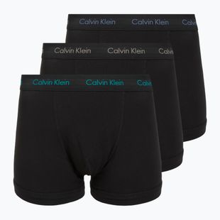 Pánské boxerky Calvin Klein 0000U2662G Trunk 3 pairs of black bodies and wbs with driftwood