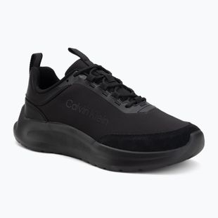 Pánské boty Calvin Klein HM0HM02342 Light Eva Runn Essential Laceup Nylon Suede triple black