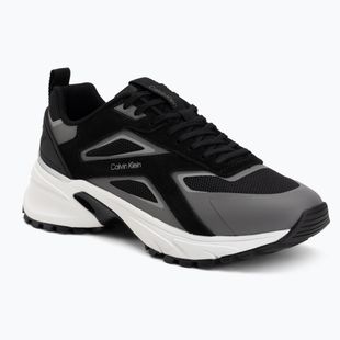 Pánské boty Calvin Klein HM0HM02220 Hike Runner Stripe Mix Nylon Suede black/granite road