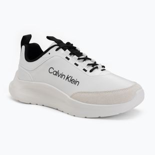 Pánská obuv Calvin Klein HM0HM02342 Light Eva Runn Essential Laceup Nylon Suede bright white/black