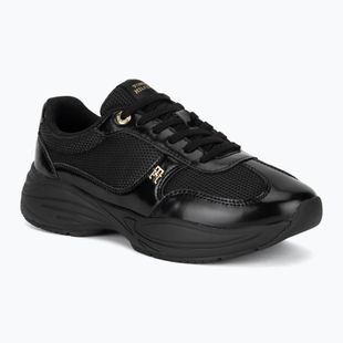Dámské boty Tommy Hilfiger ModernRunner Shiny Leather black