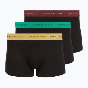 Pánské boxerky Tommy Hilfiger Trunk Metallic gold/burgundy/green