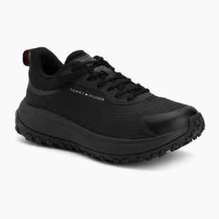 Pánské boty Tommy Hilfiger The Canyon X Knit triple black