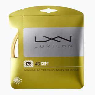 Tenisový výplet Luxilon 4G Soft 125 12,2 m gold