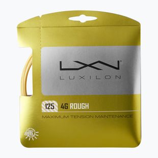 Tenisový výplet Luxilon 4G Rough 125 12,2 m gold