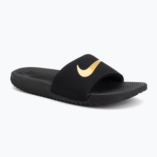 Dětské nazouváky Nike Kawa black/metallic gold