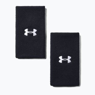 Potítka Under Armour 6'' Performance Wristband 2 szt. black/white