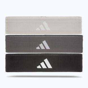 Sada posilovacích gum adidas Resistance Band 3 ks black/ grey/ white