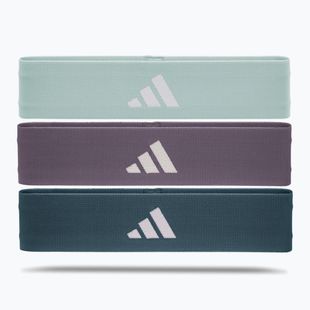 Sada posilovacích gum adidas Resistance Band 3 ks green/ violet/ blue