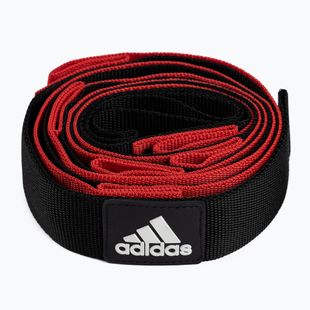 Cvičební pás adidas černo-červený ADTB-10608