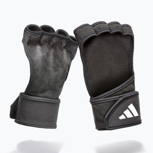 Tréninkové rukavice Adidas Open Back Training Gloves black
