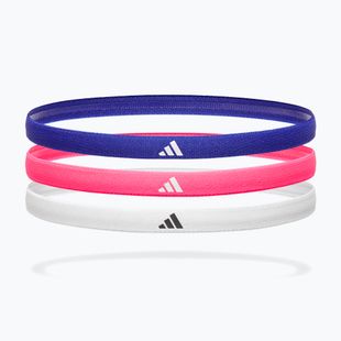 Čelenky adidas Hairbands 3 pack lucid blue/lucid pink/white