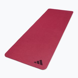 Fitness podložka adidas Yoga 6 mm collegiate burgundy