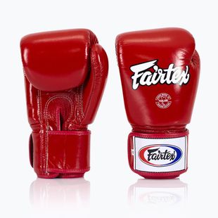 Boxerské rukavice Fairtex Universal "Tight-Fit" Design red