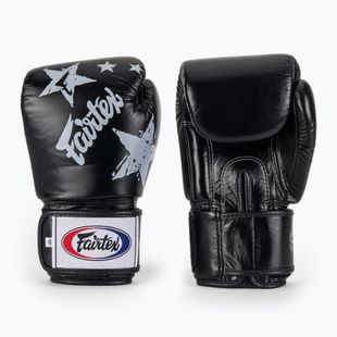 Boxerské rukavice Fairtex "Tight-Fit" Design-Nation Prints Collection black