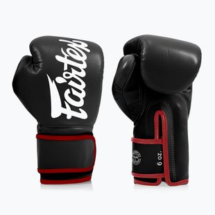 Boxerské rukavice Fairtex Microfiber black