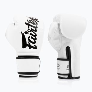 Boxerské rukavice Fairtex Microfiber white