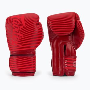 Boxerské rukavice Fairtex Microfiber Art Collections Minimalism Art red